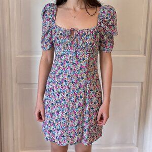 Aster the Label Floral Mini Dress